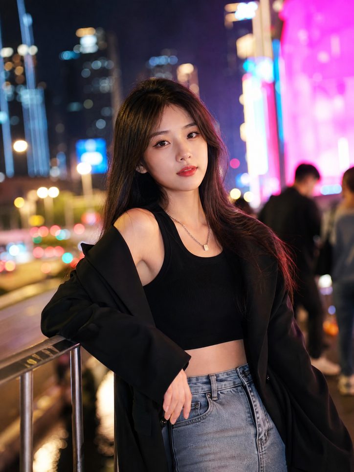 猎奇美少女写真-都市风格